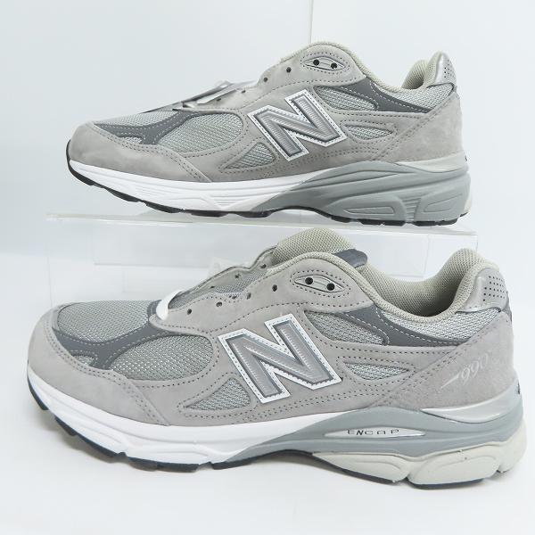 (2)【未使用】New Balance/ニューバランス スニーカー グレー M990GY3/27.5 /080