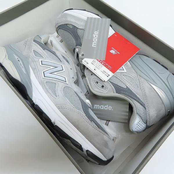 (2)【未使用】New Balance/ニューバランス スニーカー グレー M990GY3/27.5 /080