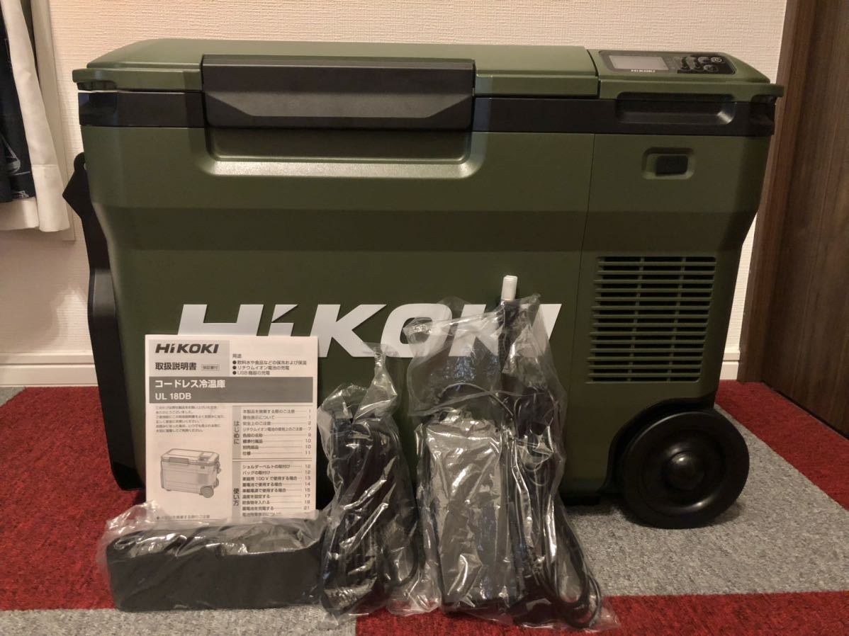 低価，大得価 HiKOKI 冷温庫 UL18DB 14.4/18V コードレス 車載冷蔵庫 3電源