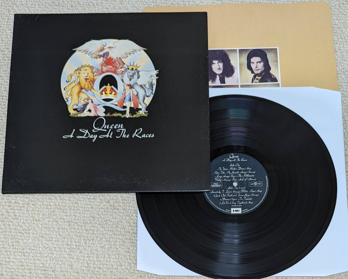  1円 極上盤 UKオリジナル盤 イギリス 英国 レコード QUEEN EMTC-104 クイーン A Day At The Races 華麗なるレース(Queen)｜売買されたオークション情報、yahooの商品情報をアーカイブ公開 - オークファン Q
