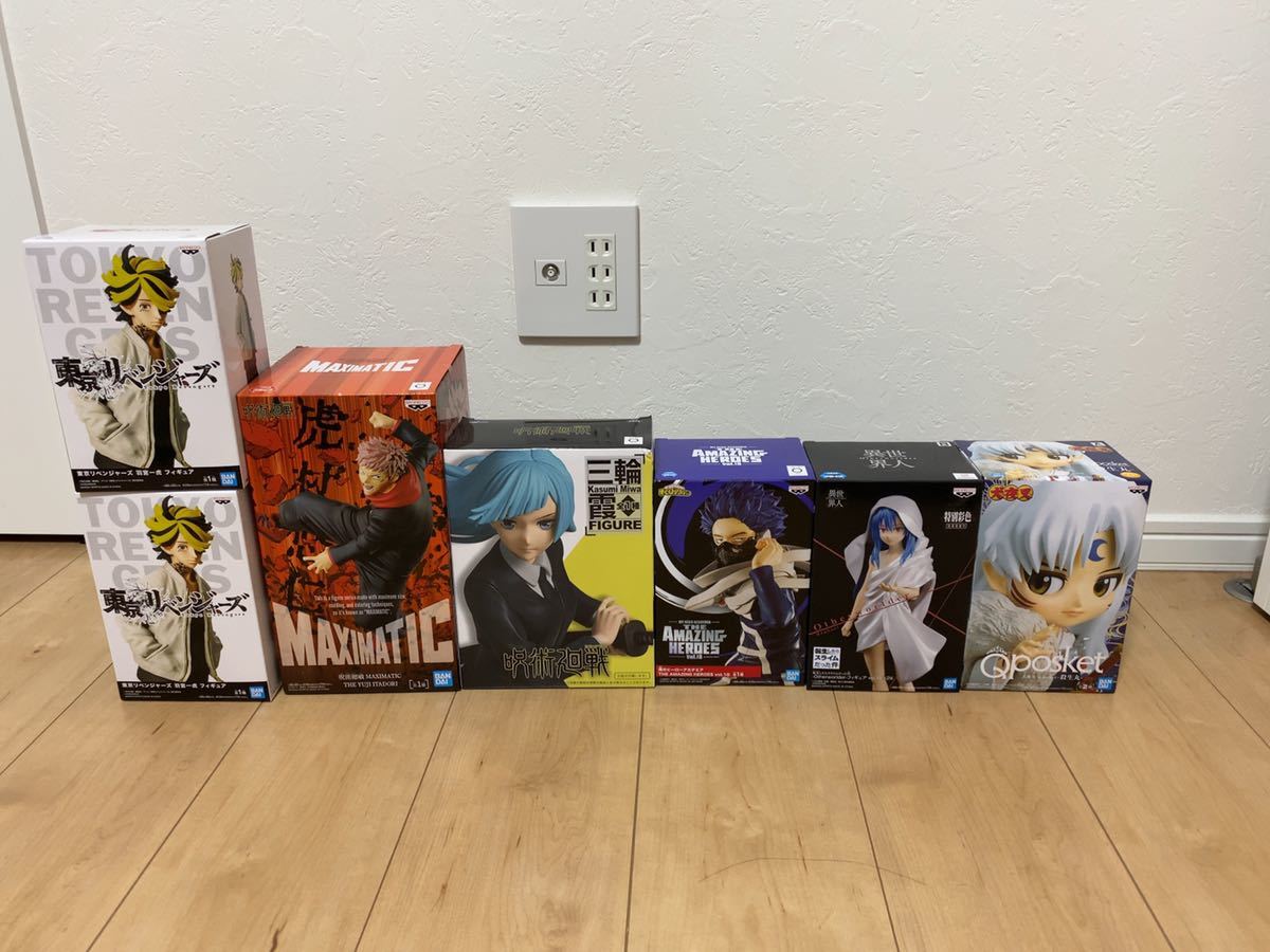 【新品・未開封】プライズフィギュア 7点セット まとめ売り 1円〜プライズフィギュアまとめ売り7個 箱無し袋未開封 フィギュア