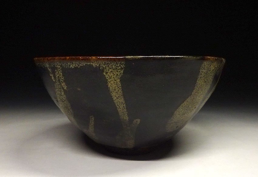緑屋zt□ 中国古玩 天目茶碗 箱付 唐物 時代物 茶道具 i9/8-6192/12-2