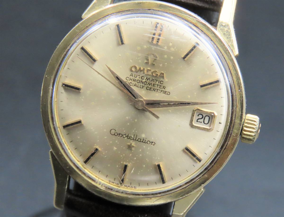 1円～! 稼動品☆正規品 OMEGA オメガ コンステレーション クロノ 
