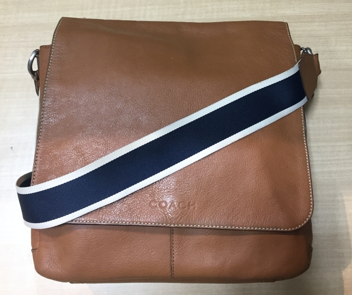 COACH コーチ メッセンジャーバッグ レザー ブラウン 70555 コーチ