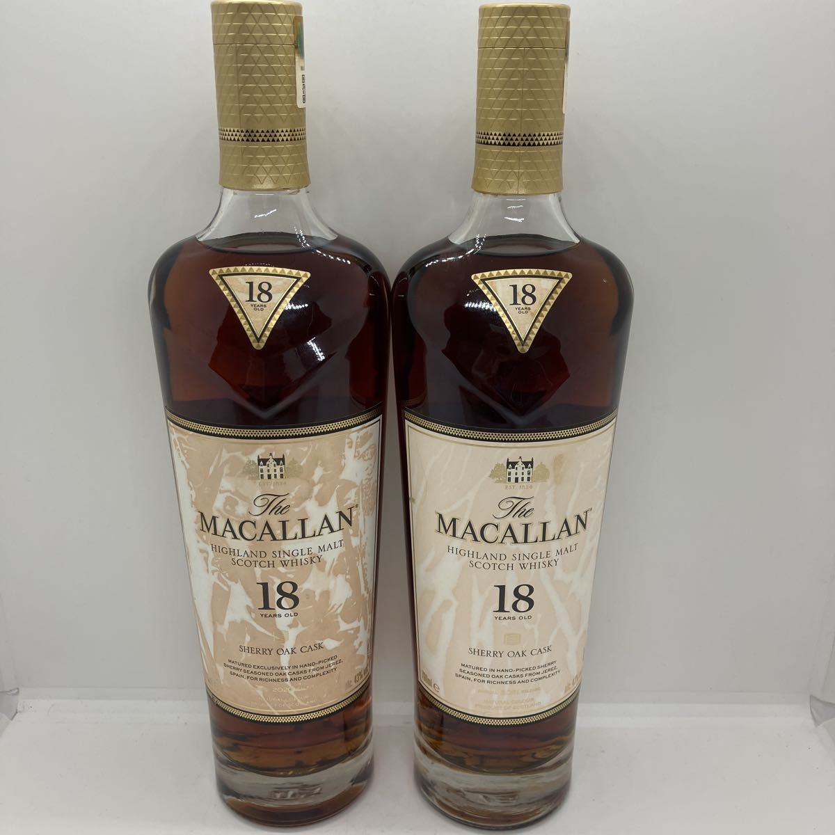 The MACALLAN ザ・マッカラン 18年 2本セット シェリーオーク 2020