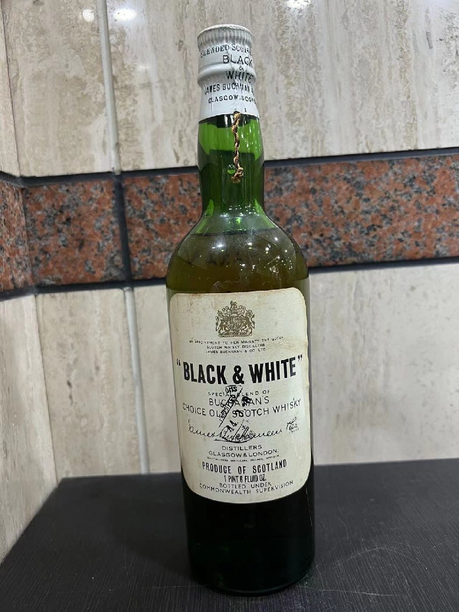 古酒 未開栓 WHITE スコッチウイスキー 760ml BLACK & ブラック
