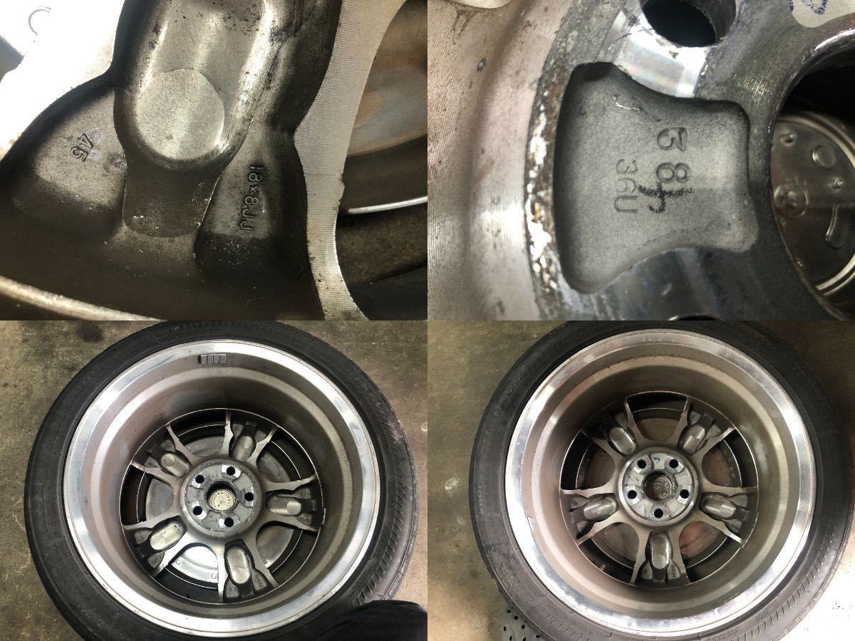 トヨタ 40 ソアラ 純正 ホイール 18X8J +45 5H PCD 114.3 245/40R18