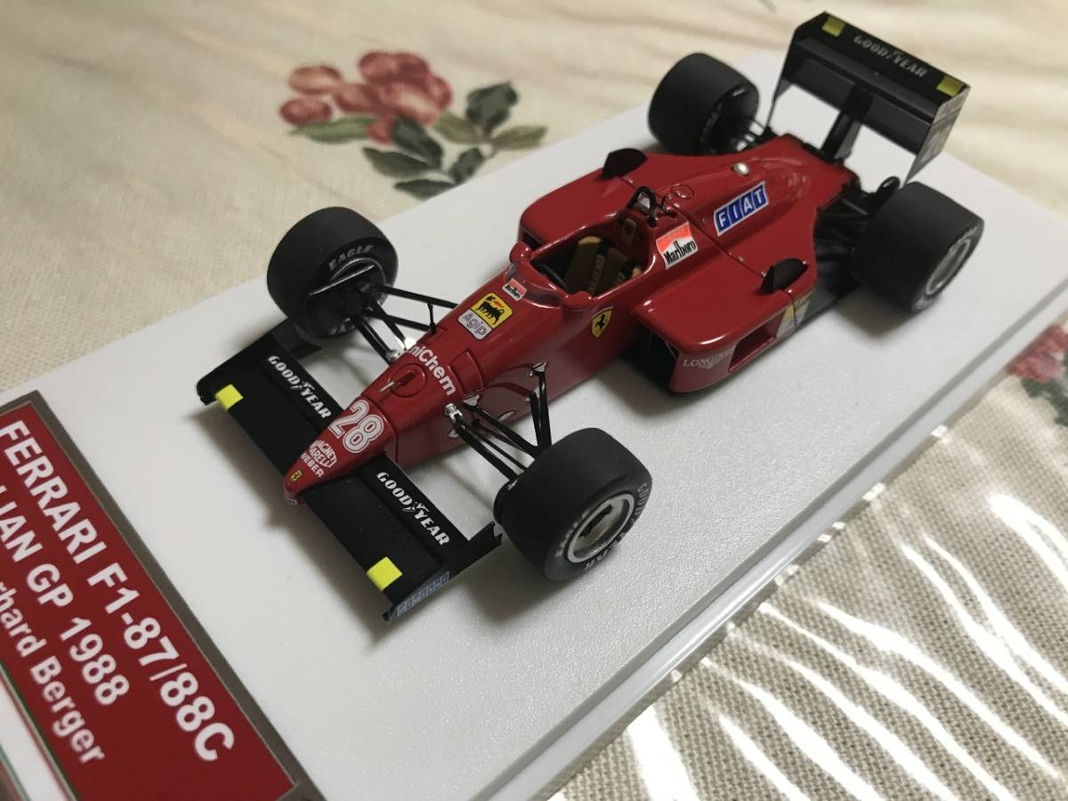 美品】1/43 Tameo FERRARI F1-87/88C ITALIAN GP MONZA 1988 Gerhard