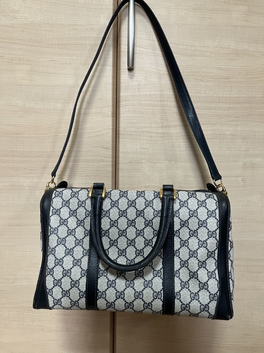 【限定セール，定番】 GUCCI オールドGUCCI 2way ボストンバック GG柄 HT8(オールドグッチ)｜売買されたオークション情報、yahooの商品情報をアーカイブ公開 - オークファン かばん、バッグ