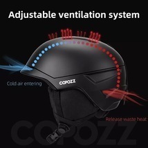 大得価，人気 スノーボード　スキーヘルメット　安全一体成形通気性ヘルメット男性女性　スケートボードスキーヘルメットサイズ 55-68㎝ ZCL366
