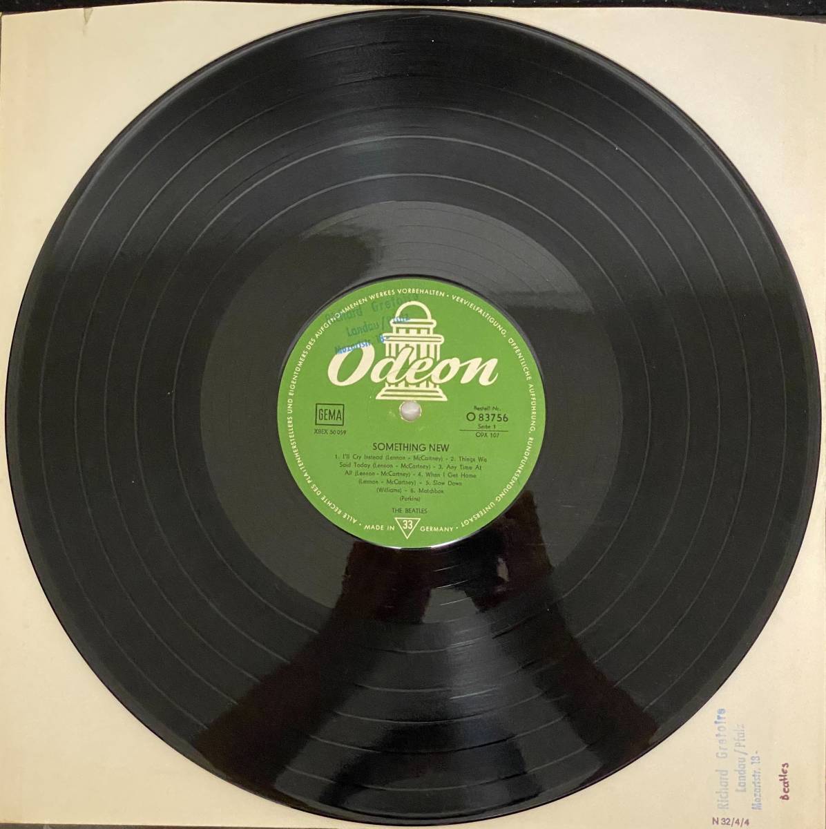 Beatles Something New The LP – - | Odeon Vinyl Stereo Original 0