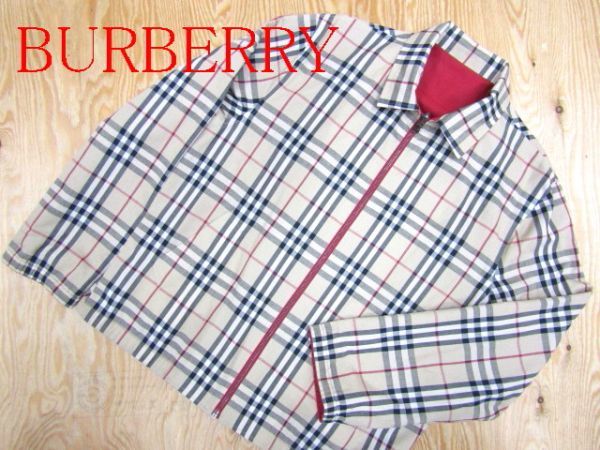 ☆バーバリー BURBERRY☆イングランド製 ノバチェック リバーシブル