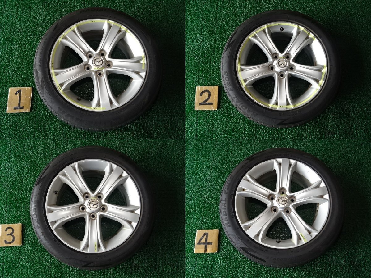 M7-54 F2 H21 SE3P RX-8 後期 純正 アルミホイール 17インチ 7.5J OF50