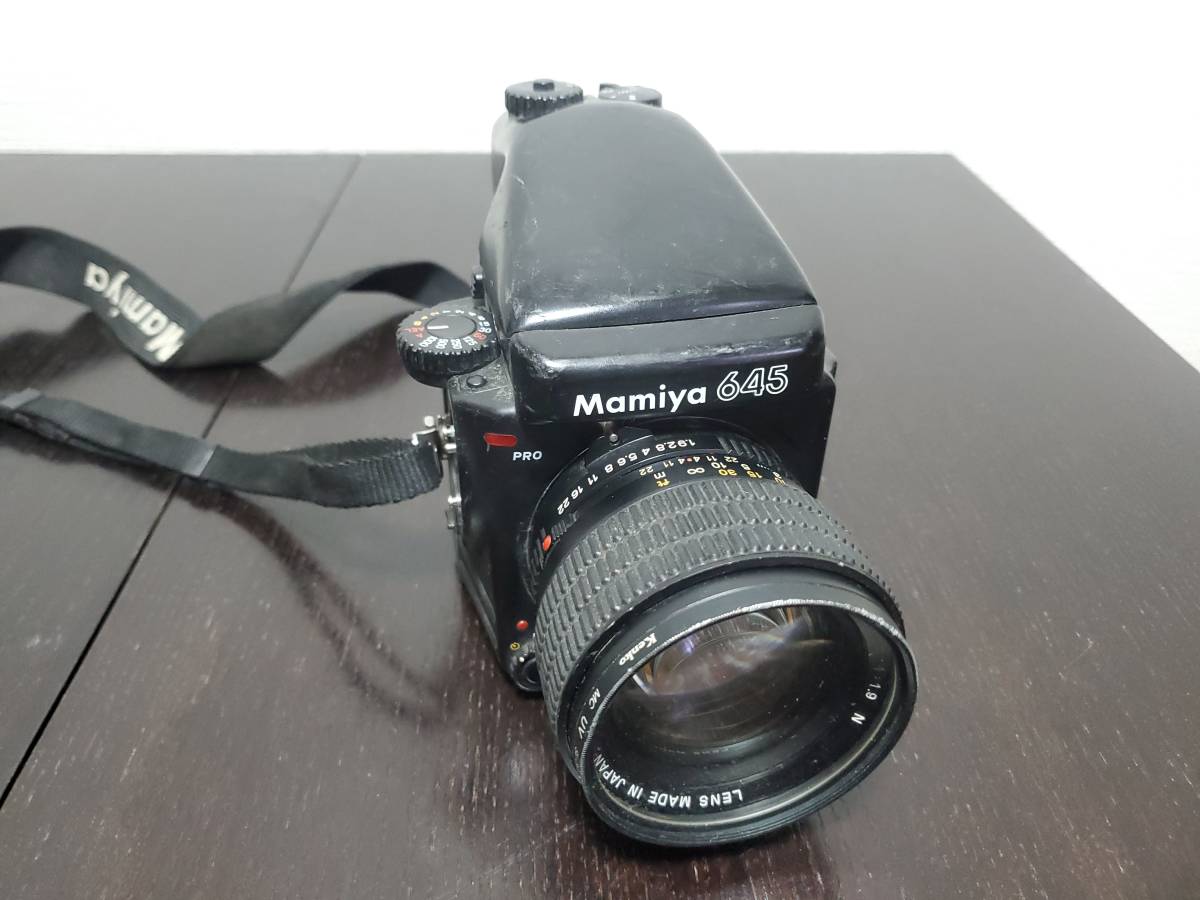 Mamiya 645 PRO SEKOR C 80mm 1:1.9 レンズカバーKenko SL-39  