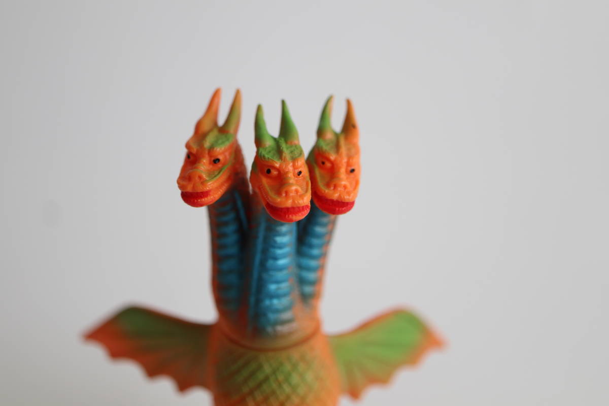 キングギドラ ソフビ 当時物 ブルマァク 怪獣 東宝 ゴジラ 昭和レトロ 