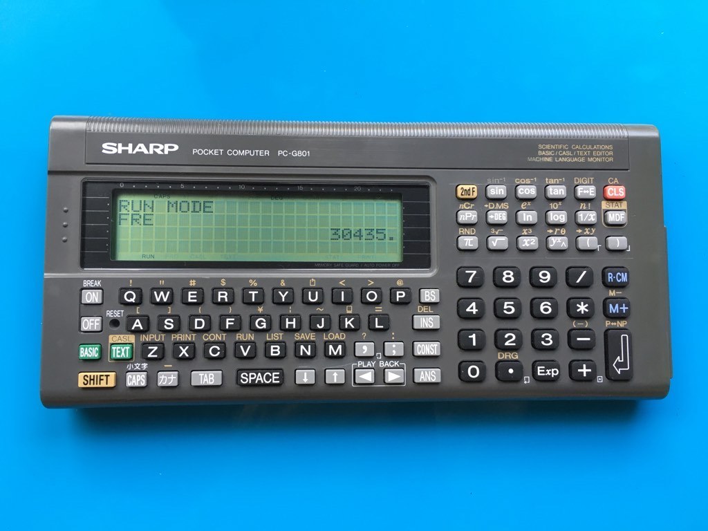 中古 ポケットディスクドライブ SHARP CE-140F PC-G801 SHARP ポケコン