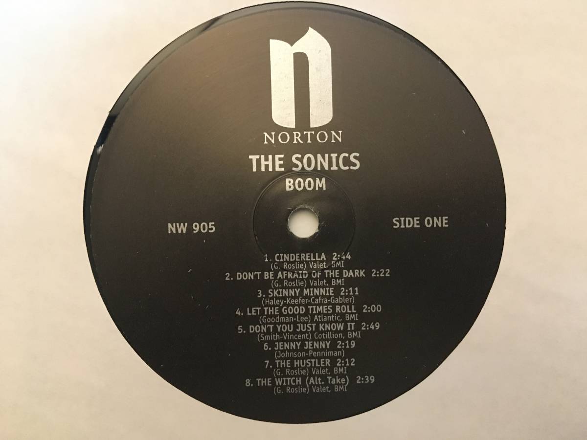 SONICS THE BOOM The Norton LP Sonics Records 0 OUR TALENT Boom