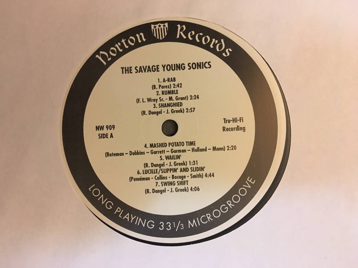 SONICS THE BOOM The Norton LP Sonics Records 0 OUR TALENT Boom