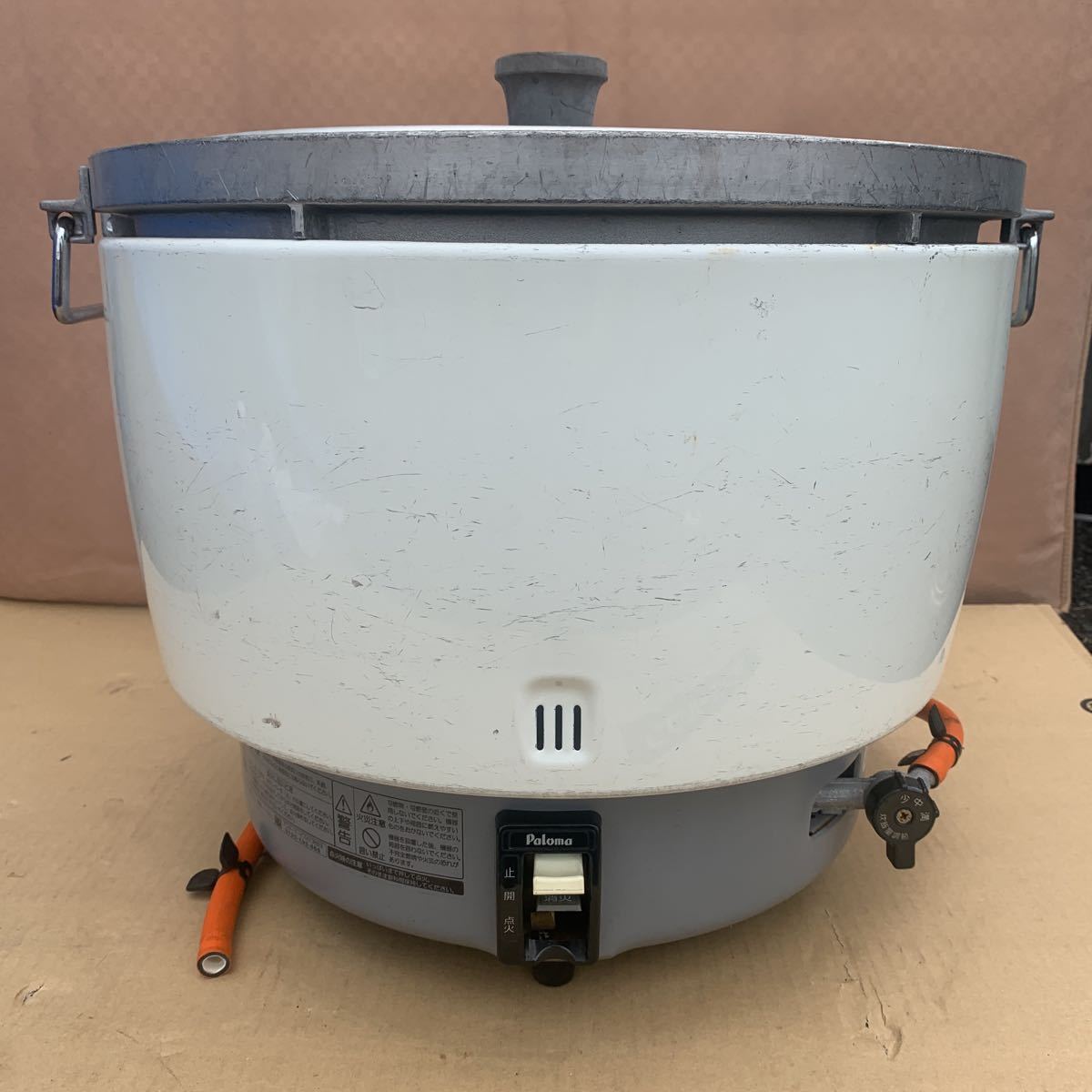 茶A313》パロマ ガス炊飯器 PR-101DSS-1 業務用 LPガス ガス炊飯器 茶