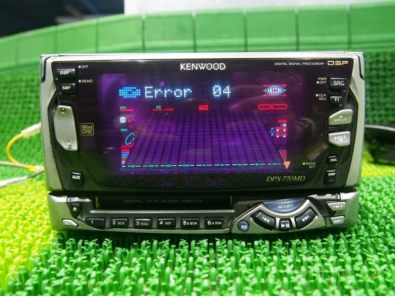 ケンウッド製2DIN CD/MDデッキ DPX-770MD KENWOOD DPX-990MD ヘッド