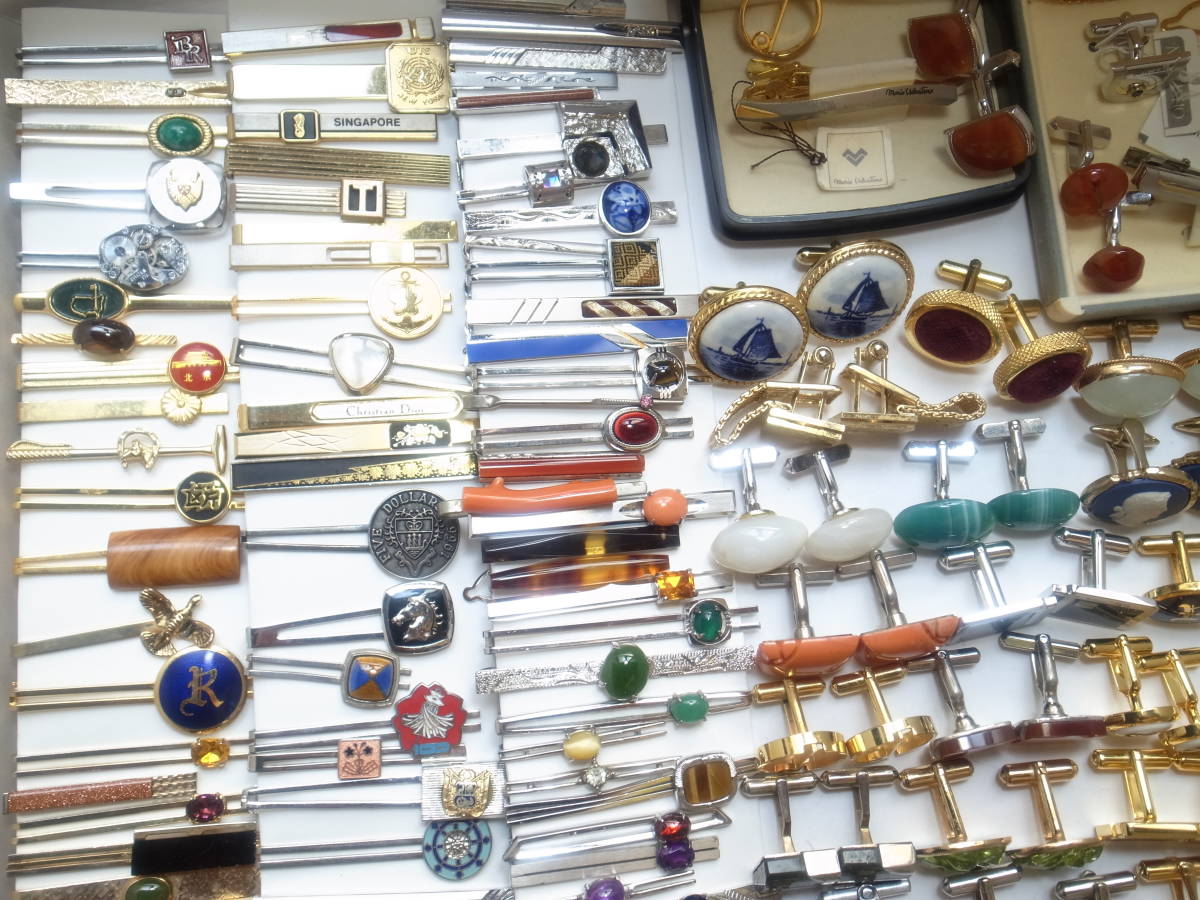 メンズアクセサリーセット 大量 まとめて ネクタイピン カフス 