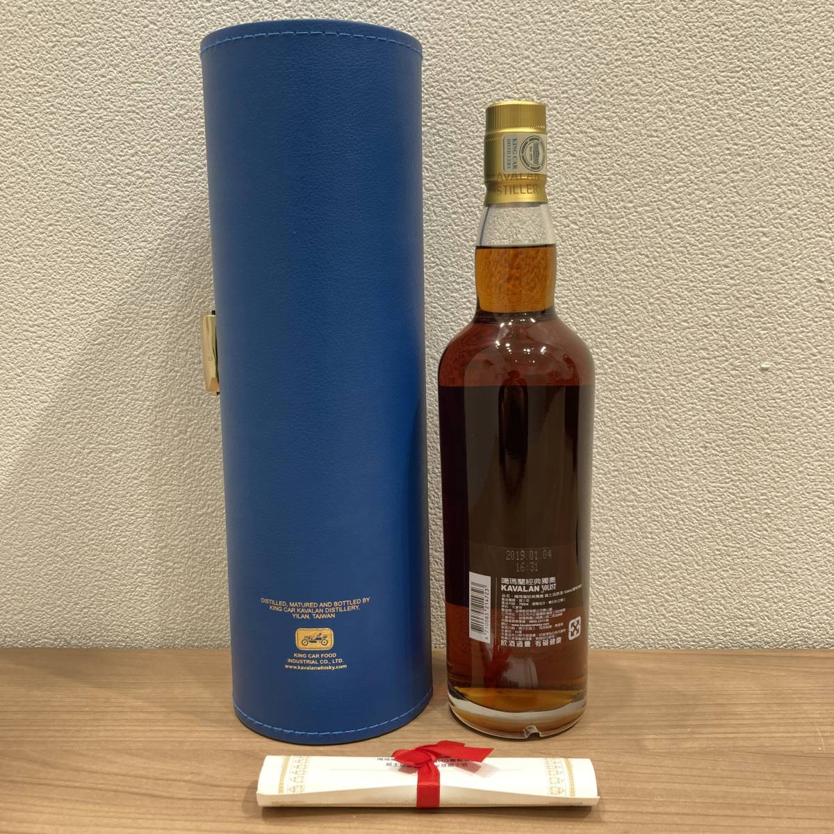 【KAVALAN/カバラン】SOLIST VINHO BARRIQUE/ソリスト ヴィーニョバリック シングルモルト ウイスキー 700ml/59.4%【ケース付】★30526 Solist Kavalan Vinho 希少❣️限定KAVALAN 700ml |Deliawhisky