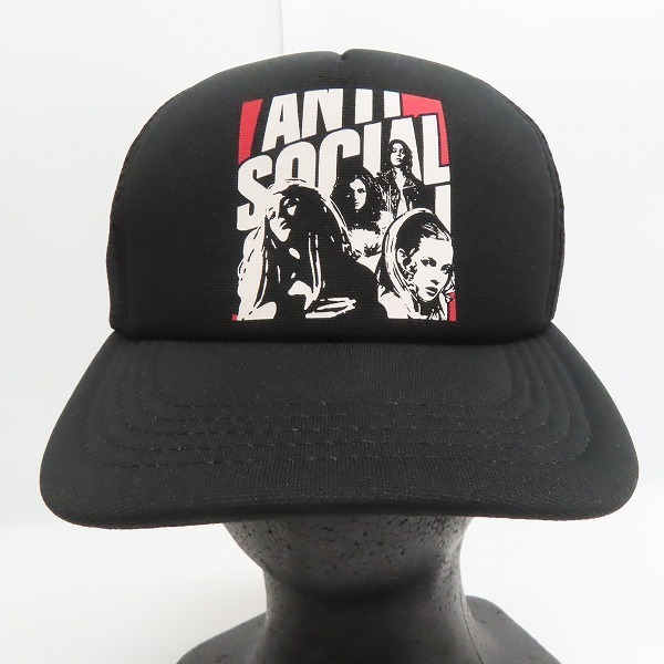 【未使用】Hysteric Glamour×ANTI SOCIAL SOCIAL/ヒステリックグラマー×アンチソーシャル キャップ/帽子 02201QH03996/F /000