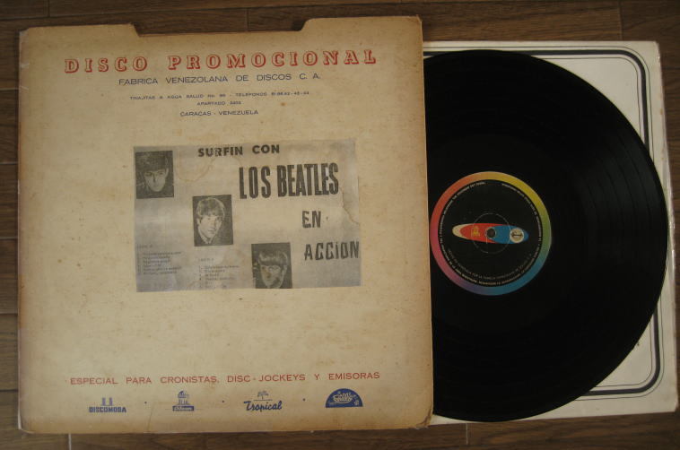 新作入荷，大人気 ベネズエラ独自編集盤 Surfin Con Los Beatles プロモ(PLEASE PLEASE ME)｜売買されたオークション情報、yahooの商品情報をアーカイブ公開 - オークファン B