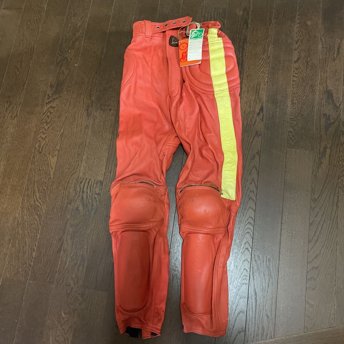 ビンテージモトクロス　ビンテージオフロード　モトクロスパンツ　当時物　新品　コミネ レザーパンツ Mサイズ ビンテージモトクロス、オフロードMSR GORE-TEXバイクパンツ バイク 売り切り エイジオブグローリー ホンダ」の落札