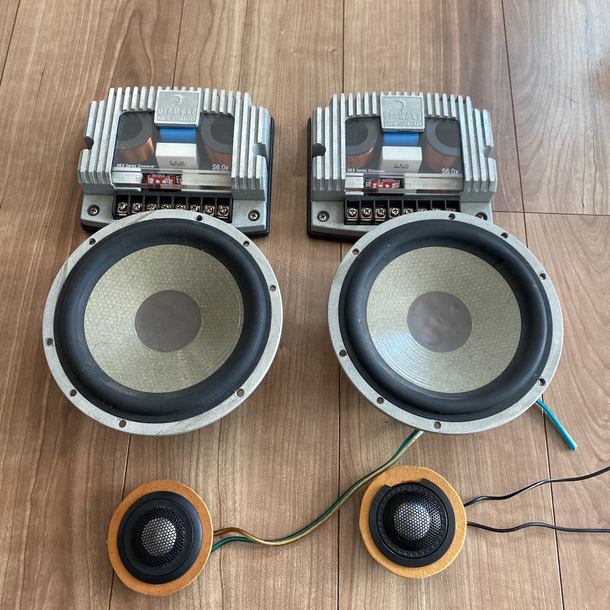 Diamond audio S6.0m 4 120w 16㎝ ダイヤモンドスピーカー クロス
