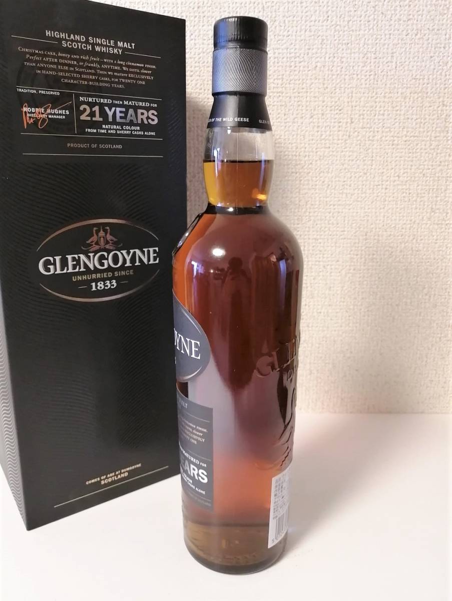 GLENGOYNE グレンゴイン21年 旧ボトル 700ml 43度 未開封 箱付き