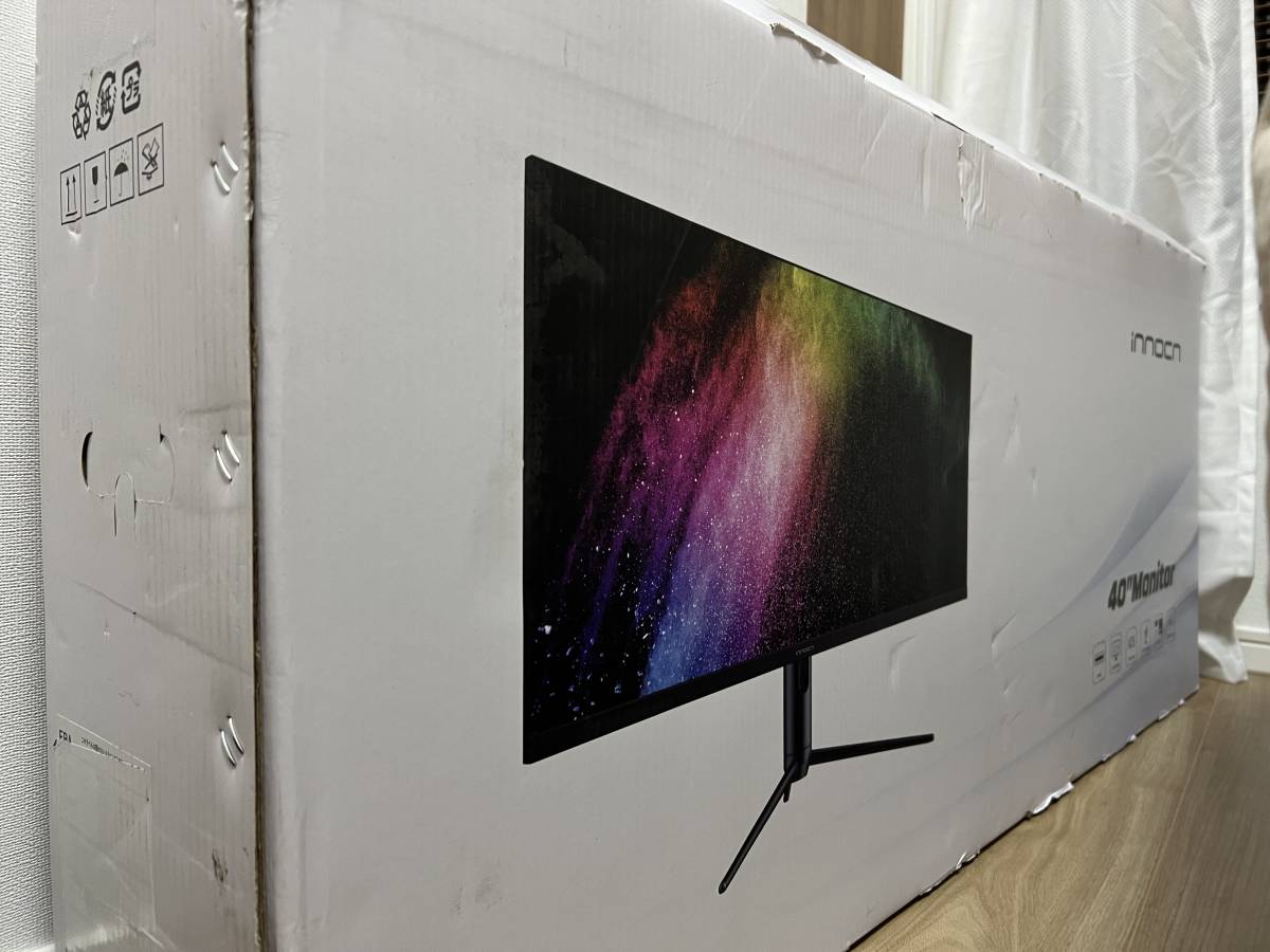 使用3日間】Innocn WR40-PRO WQHD 3440×1440 非光沢 VESA対応 40インチ
