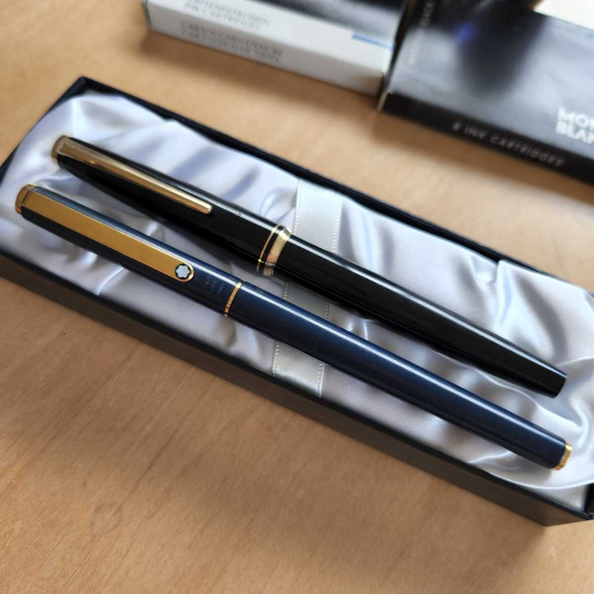 セットでお得】MONTBLANC モンブラン万年筆 2本 インク付き