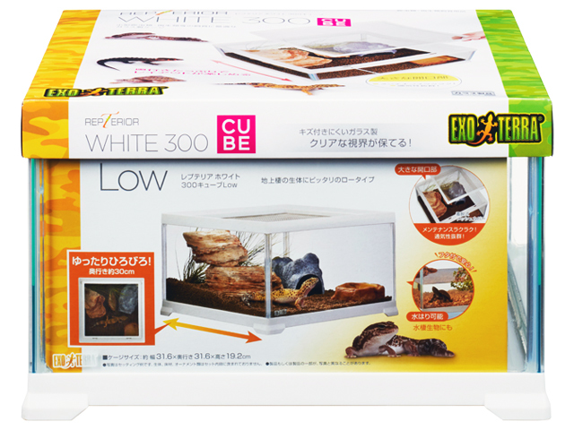  &alpha; レプテリアホワイト300キューブLow ジェックス エキゾテラ 爬虫類用水槽 消費税0円 &alpha;(飼育ケース)｜売買されたオークション情報、yahooの商品情報をアーカイブ公開 - オークファン 飼育ケース