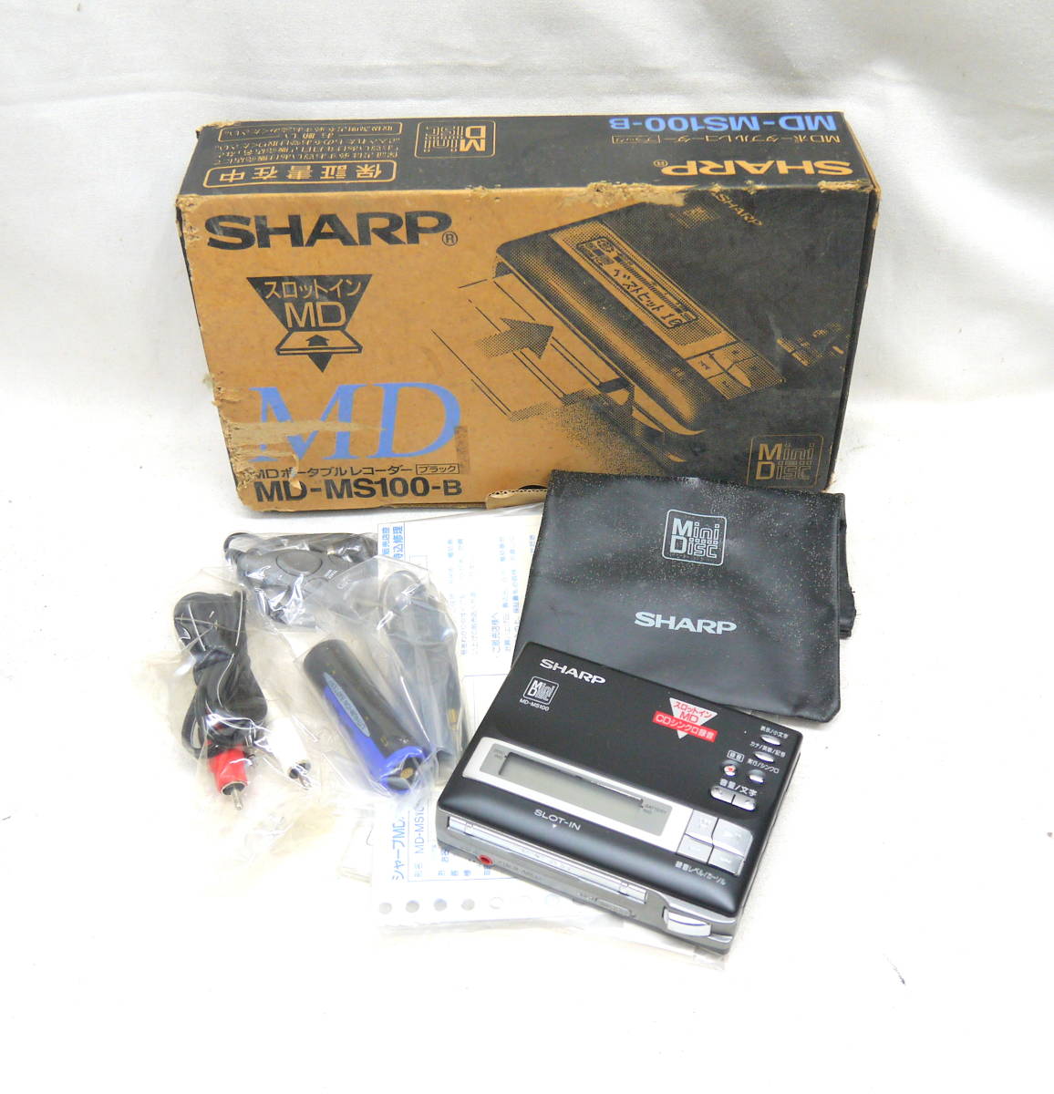 md-ms100」の落札相場・落札価格 Yahoo!オークション SHARP ポータブル