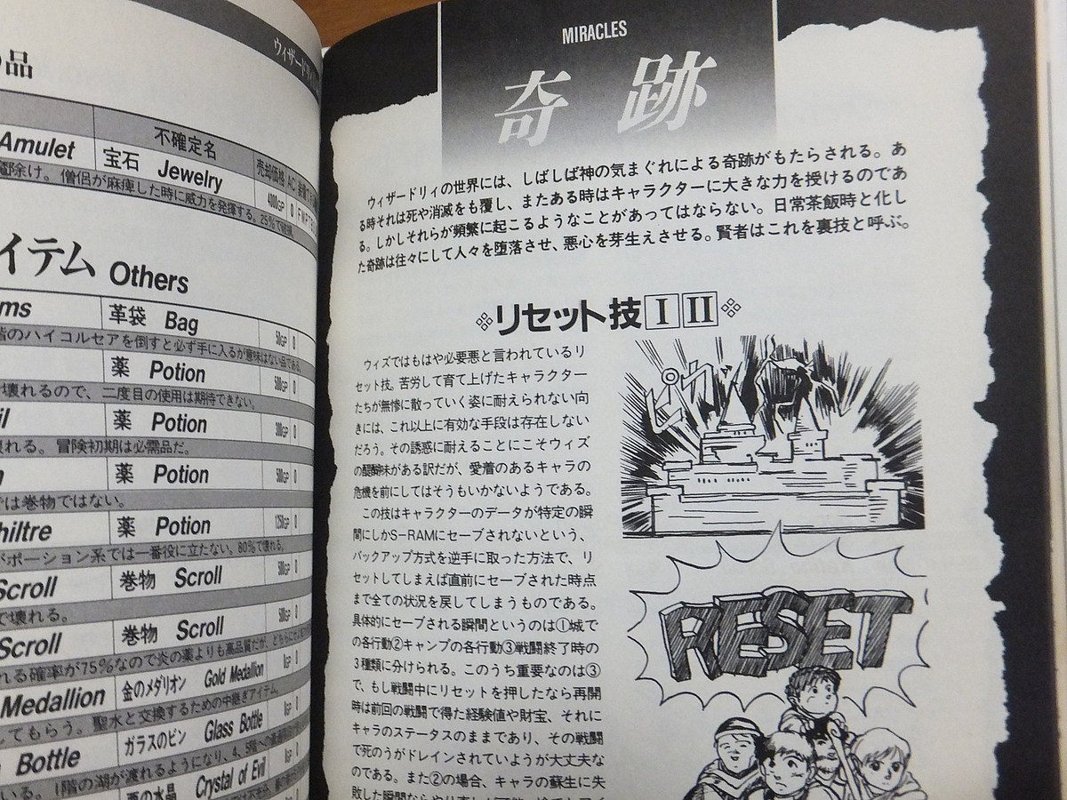 ウィザードリィのすべて（ベニー松山）』 投票ページ | 復刊ドットコム