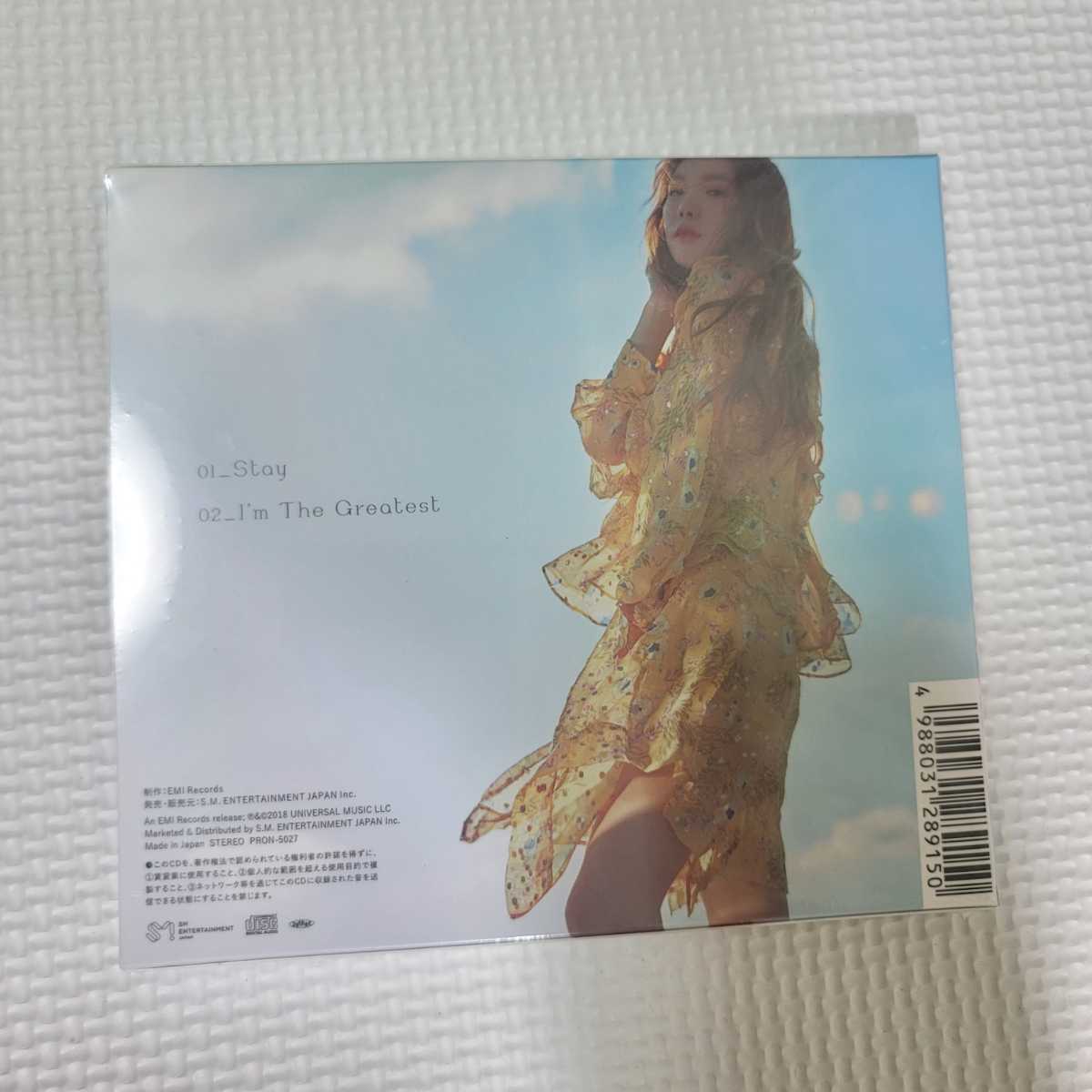 新品未開封★少女時代　テヨン　JAPAN SHOWCASE TOUR 2018 会場限定配布CD STAY 非売品