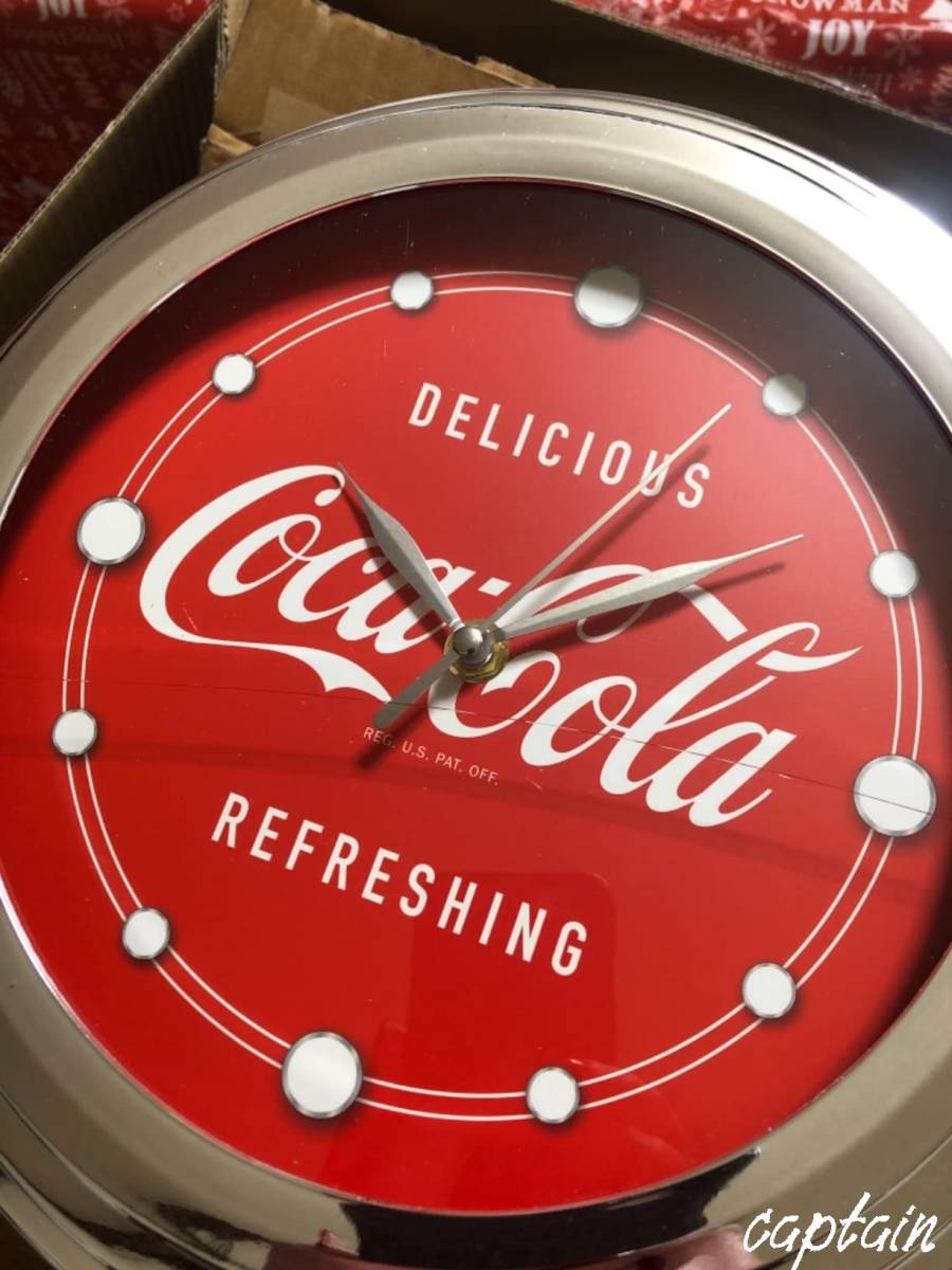 コカ・コーラ ネオン レトロ 掛け時計 アンティーク 壁掛け時計