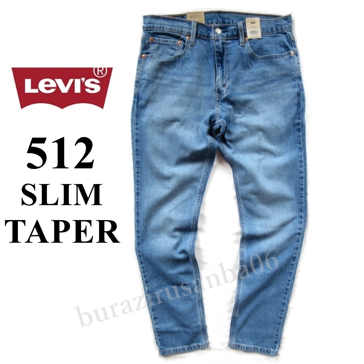 格安 W33 リーバイス Levi's 512 スリム テーパー デニムパンツ ジーンズ メンズ 程よいストレッチ ライトユーズドカラー(W33)｜売買されたオークション情報、yahooの商品情報をアーカイブ公開 - オ W33
