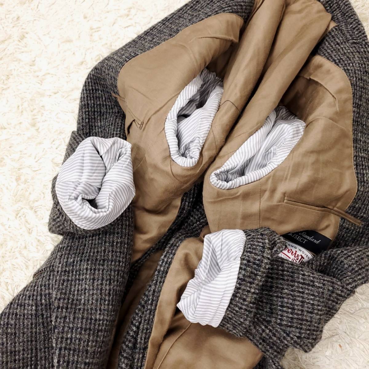 極上美品！】ハリスツイード × JOURNAL STANDARD TRISECT ウール 
