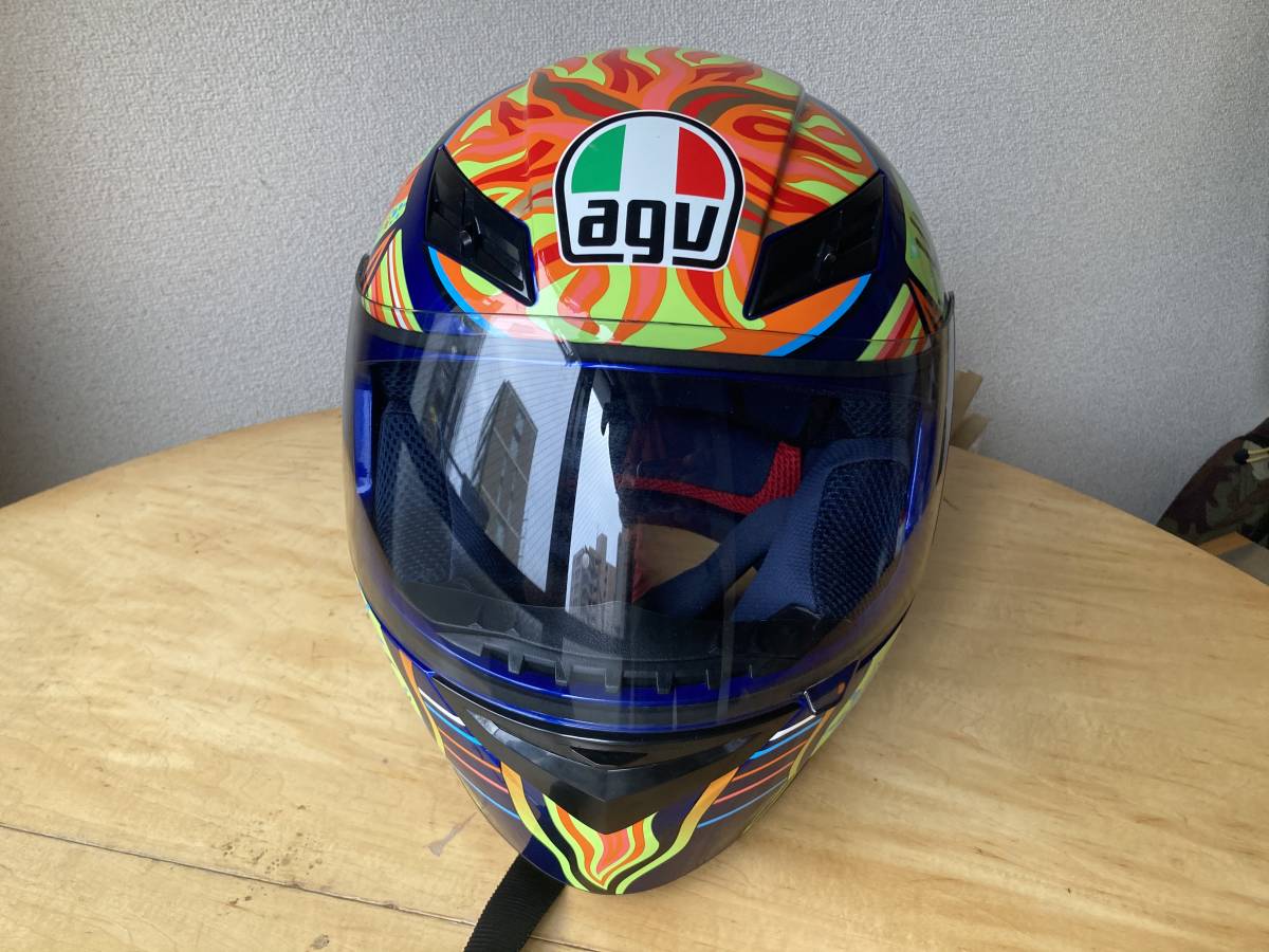 バイクヘルメット ロッシモデル AGV K-3 Five Continents L(59-60cm) + 