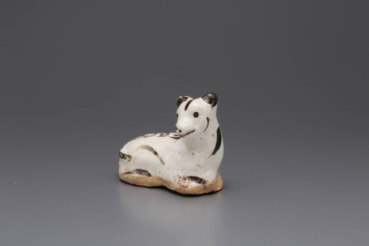 ☆蕾サロン☆磁州窯鉄絵犬（中国 元～明）