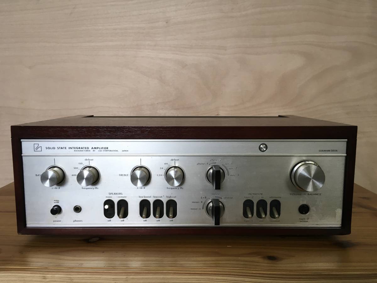 プリメインアンプ LUXMAN SQ505X ラックスマン 公式通販 - 完動品 SQ