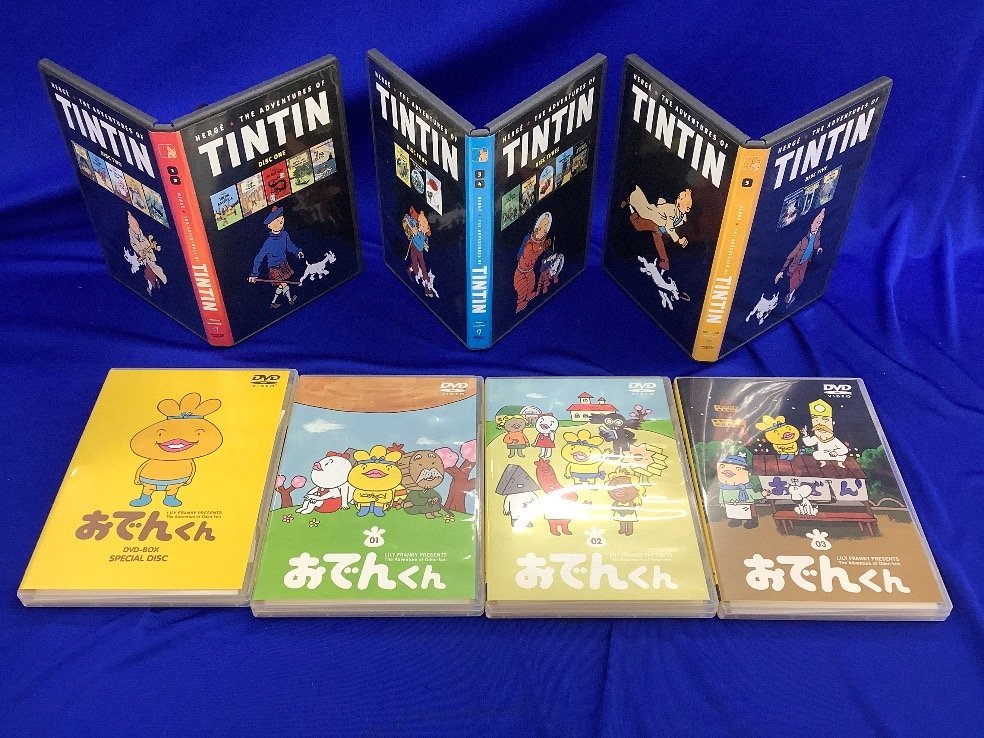 Tintin タンタンの冒険 DVD-BOX 21話セット 英語 フランス語 2枚