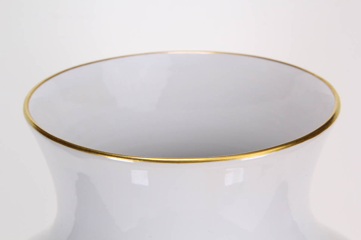 レア 美品 ドイツ製 マイセン 大型 フラワーベース 花瓶 VASE 42cm 