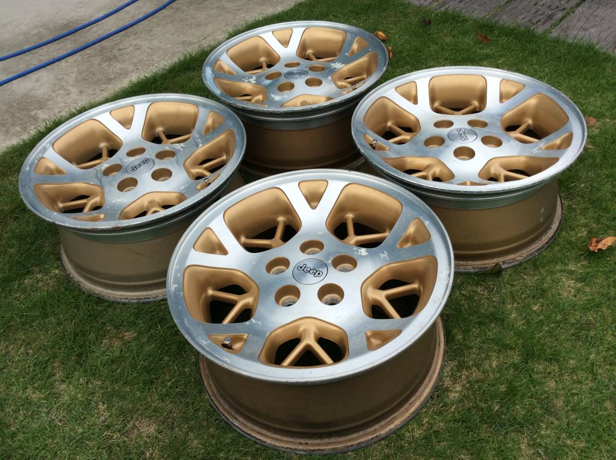 美品 ジープ グランド チェロキー ZJ/ZG系 純正 16インチホイール 