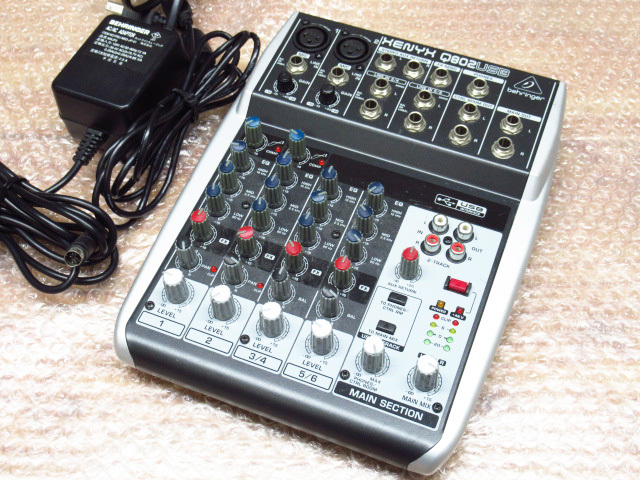 Behringer ベリンガー XENYX Q802USB アナログミキサー 管理4N0901B