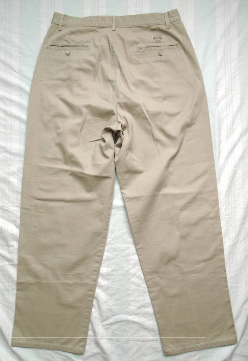 美品 80年代 ラルフローレン 2タック POLO CHINO チノパンツ 米国製 (W
