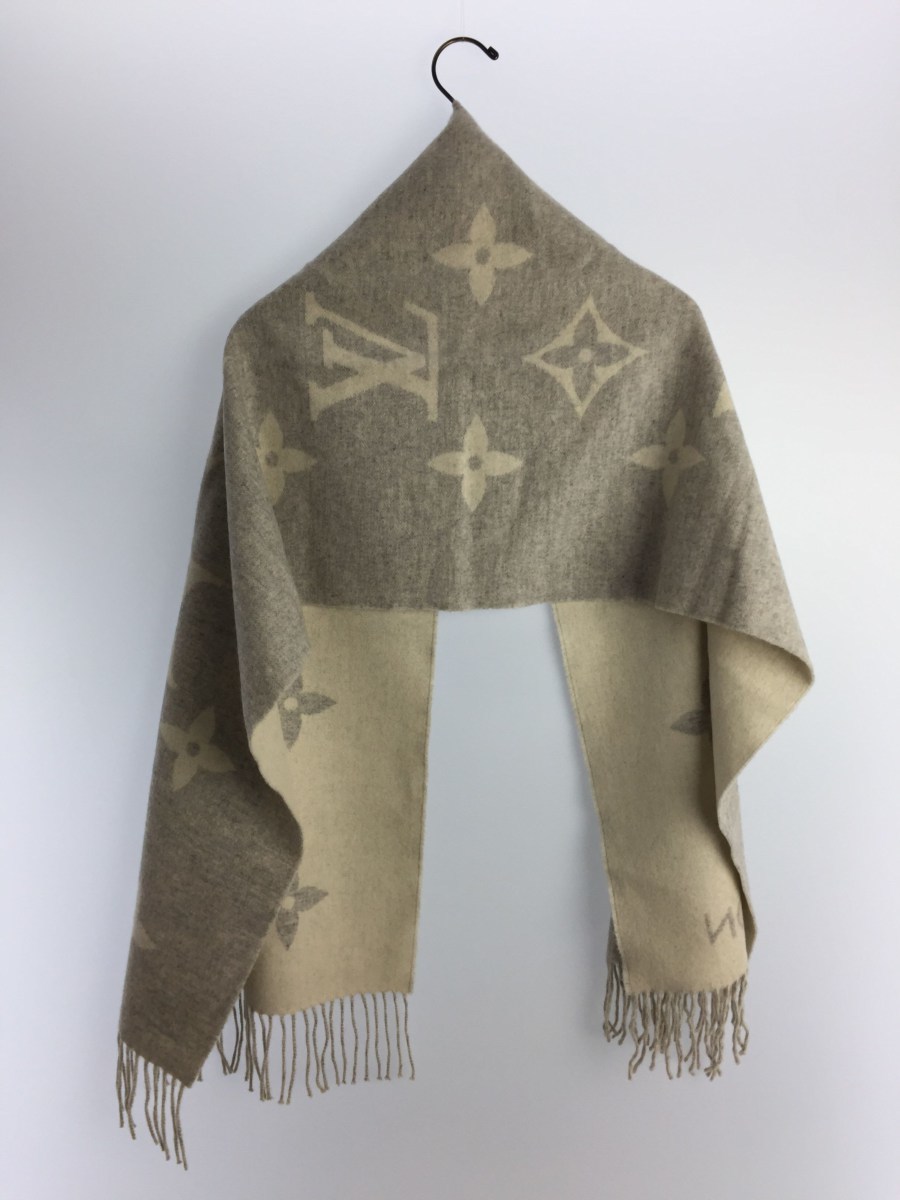 LOUIS VUITTON マフラー エシャルプ レイキャビック - ルイヴィトン | カシミヤ 公式サイト S00｜ルイ・ヴィトン エシャルプ・レイキャビックマフラー スタッディー ルイヴィトンエシャルプレイキャビック ルイ・ヴィトン Vuitton☆エシャルプ・レイキャビック