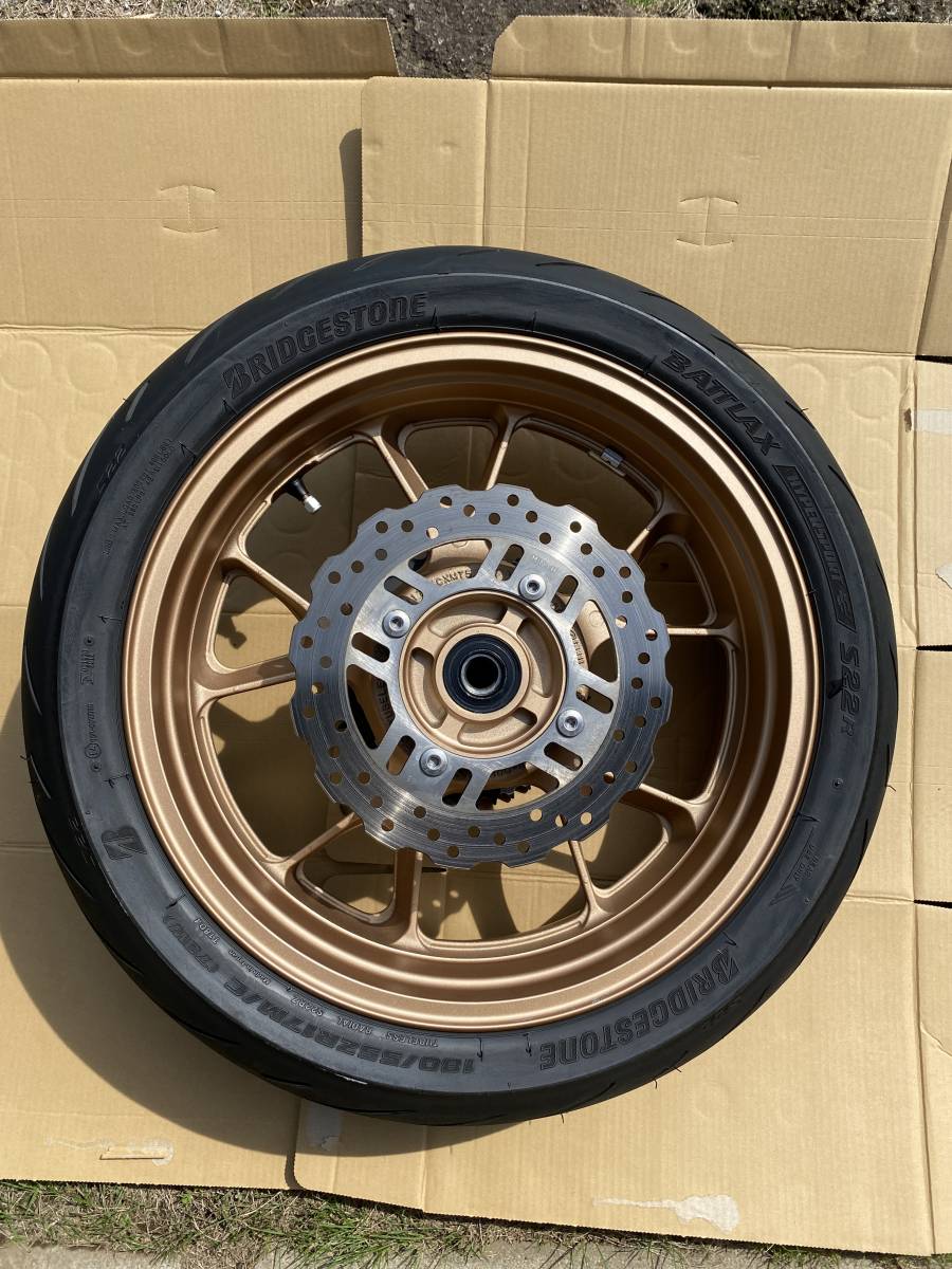 ZRX1200DAEG 2016年式ファイナル純正ホイール 純正ホイール 公式通販 カワサキ 前後セット ZRX1200ダエグ